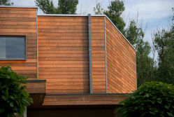 Isolation de façade avec bardage bois